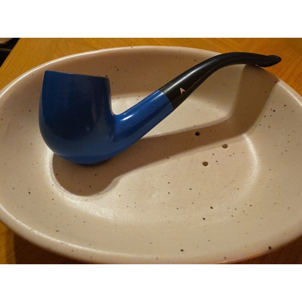 Vintage Estate Pipe - Douwe Egberts Color - Imported  Briar Blue